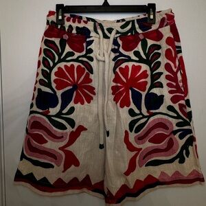 ZARA MEN FLORAL PRINT SHORTS LIMITED EDITION